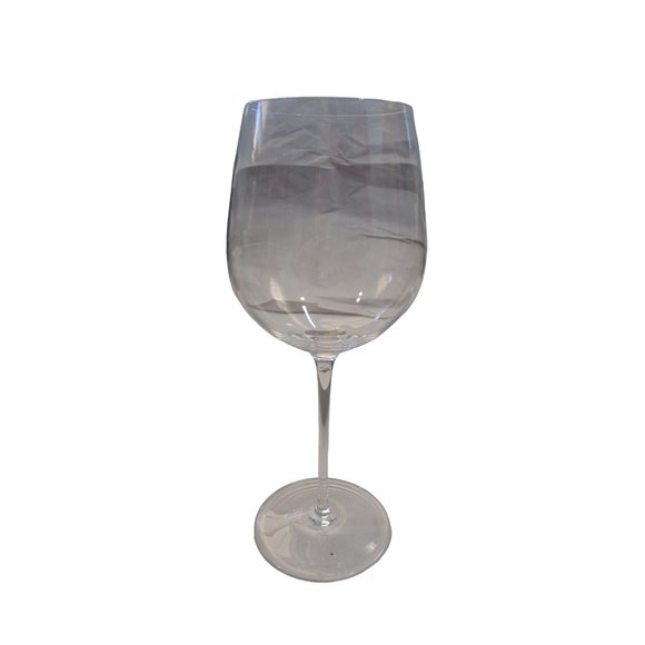 Tiffany Crystal Classic Home Burgundy Wine Pulled Stem Applied Foot EUC - Picture 2 of 16